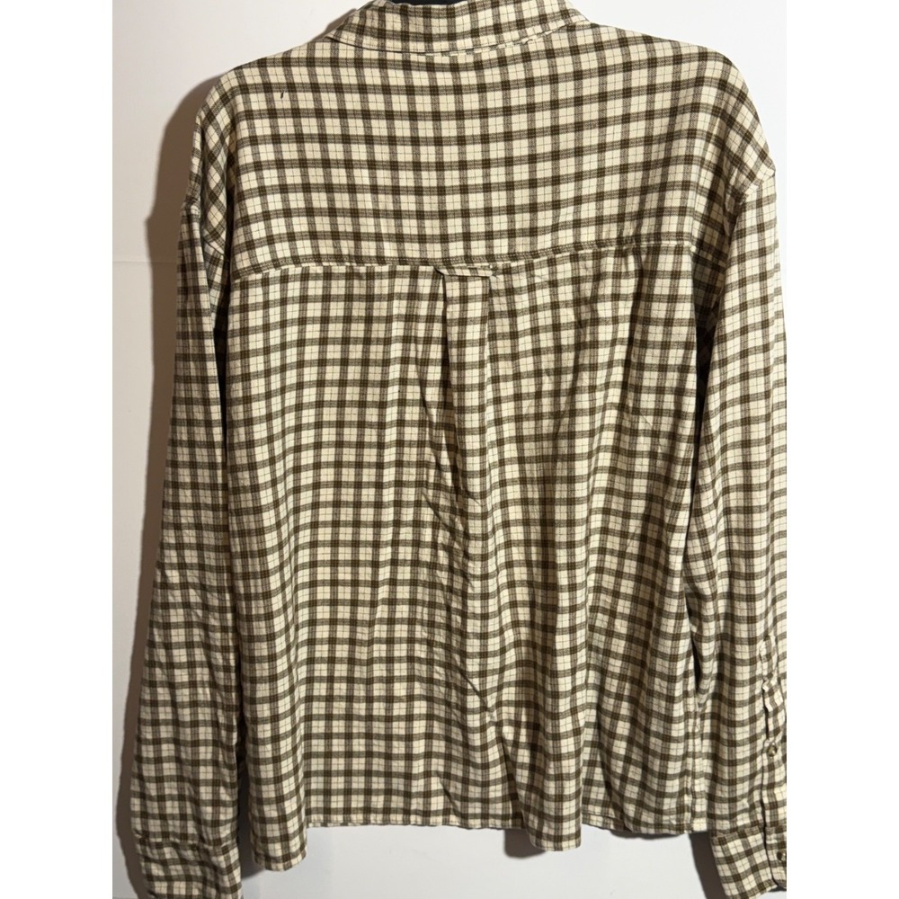 Cotton on Men's Tribeca Oversized Long Sleeve Shirt Stone Mini Check  size‎  2XL - Picture 11 of 17